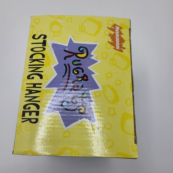 Rugrats Angelica Christmas Stocking Hanger Nickelodeon Cartoons w/Original Packa - Picture 11 of 12
